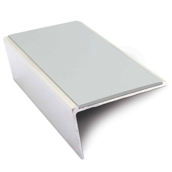 57mm x 32mm Aluminium Stair Nosing with Anti Slip PVC Insert - Image 15