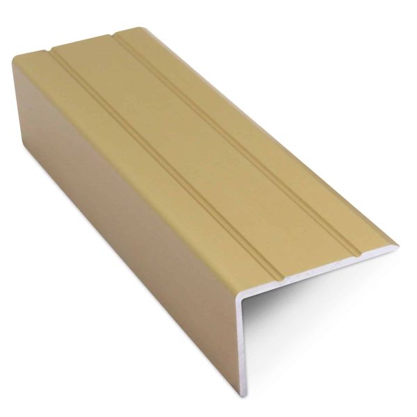 Matt Bars Aluminium Retro Fit Self Adhesive 30mm x 20mm Non Slip Stair Nosing