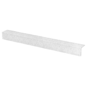 Medium Grit Stair Nosing Cover 55mm x 55mm Anti-Slip - White