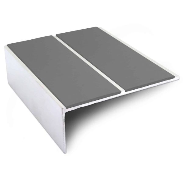 Mid Night Grey Anti-Slip Commercial Stair Nosing 85mm x 32mm – Aluminium Edge Trim