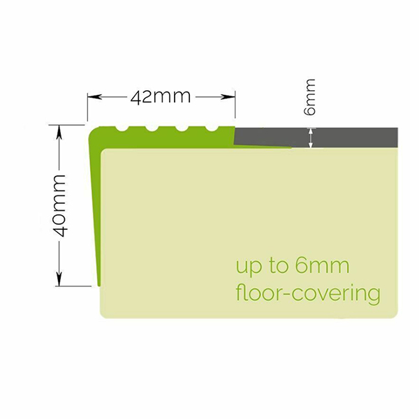 Anti Slip Rubber Stair Angle Step Edge Protector - Image 2