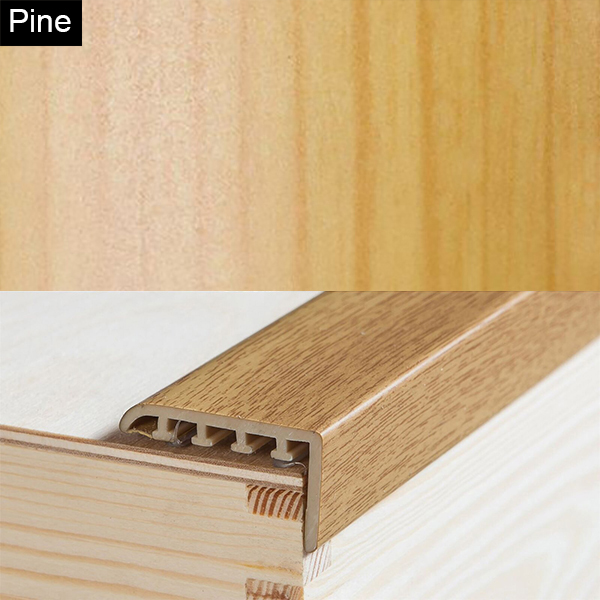 UPVC Wood Effect Stair Edge Trim – 20mm Nosing - Image 2