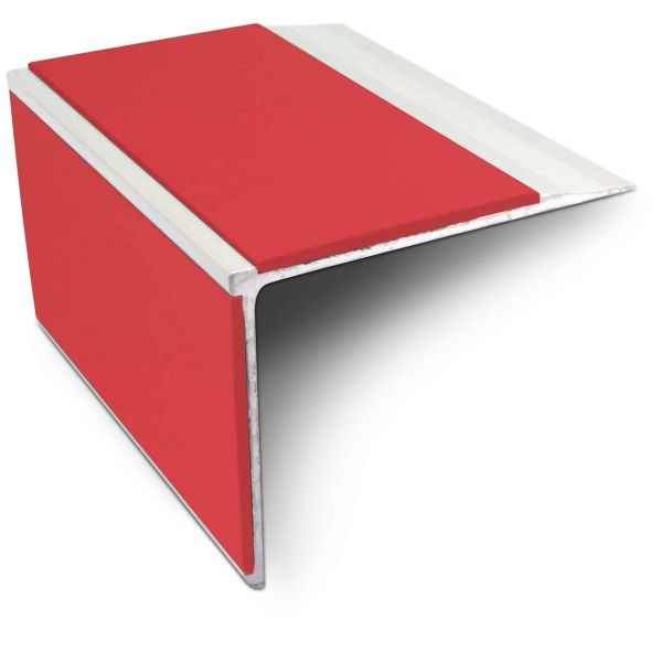 Aluminium Stair Nosing 75mm x 58mm Anti Slip PVC Insert - Image 8