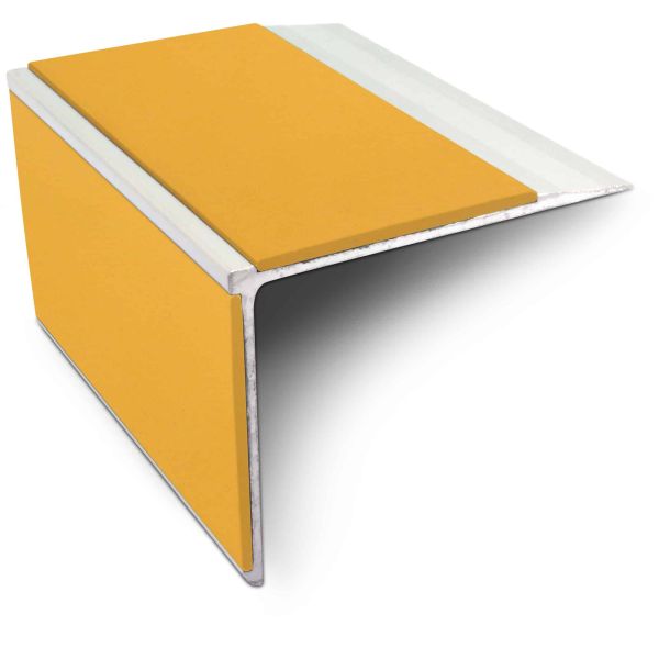 Aluminium Stair Nosing 75mm x 58mm Anti Slip PVC Insert - Image 7
