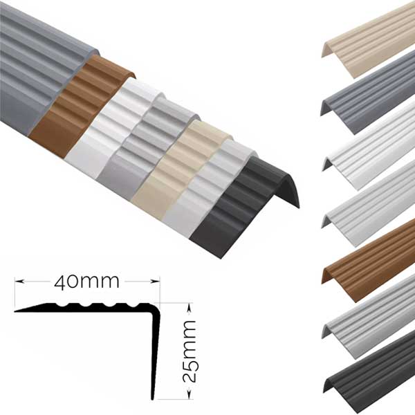 Self Adhesive Stair Edge Nosing – Bullnose Step Edging Trim