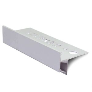 Step NLD Tile-In LED Stair Nosing 2.8m – 9mm & 11mm Depth, Matt Silver Aluminium Finish