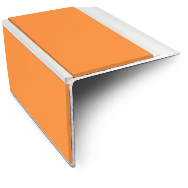 Aluminium Stair Nosing 75mm x 58mm Anti Slip PVC Insert - Image 6