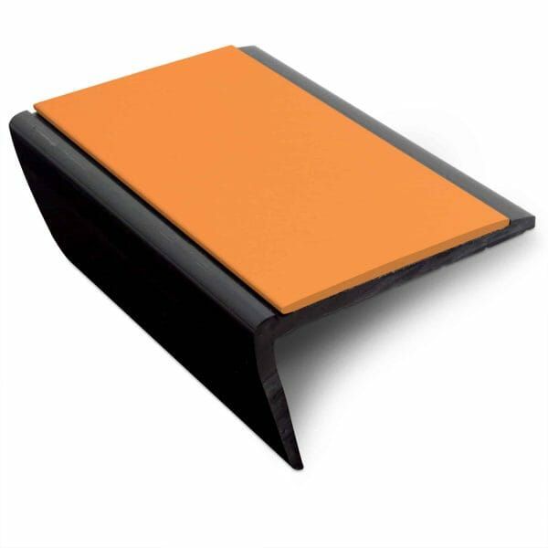 Tangerine Slimline Hard Nose PVC Non Slip Stair Nosing 56 x 32.5mm