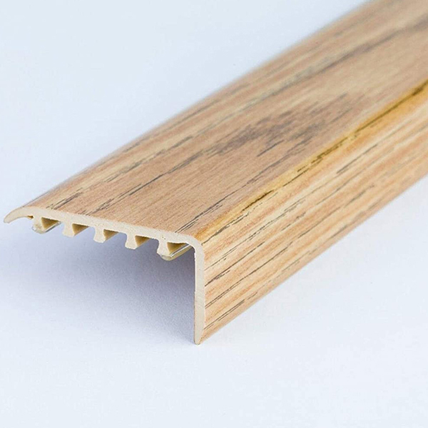 UPVC Stair Nosing Wooden Edge Protection For Wooden Floor Oak