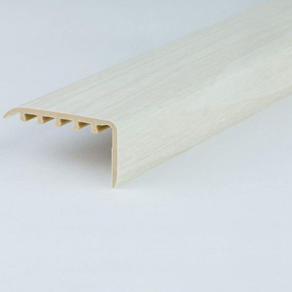 UPVC Stair Nosing Wooden Edge Protection For Wooden Floor White Oak