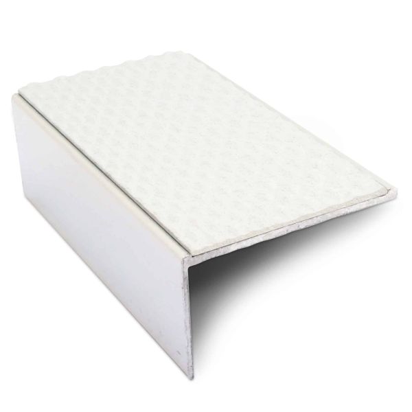 56mm x 32mm Aluminium Stair Nosing Anti Slip PVC Insert - Image 6