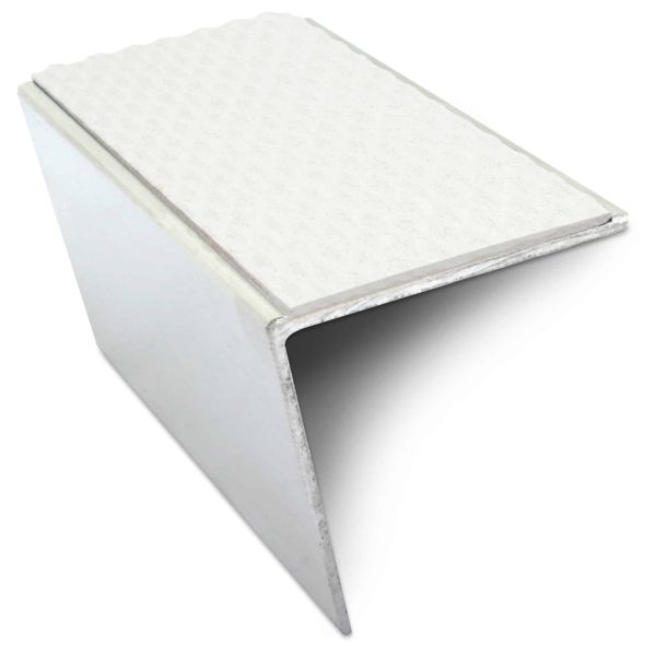 57mm x 55mm DDA Compliant Aluminium Stair Nosing Anti Slip PVC Insert - Image 5