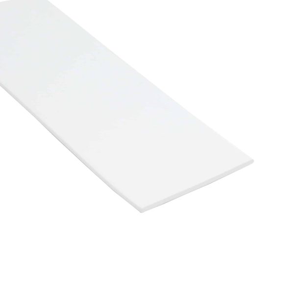 White Non Slip Commercial Stair Nosing 63mm x 32mm With PVC Insert Bullnose Stair Nosing
