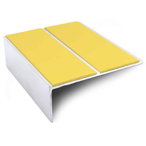 Yellow Anti-Slip Commercial Stair Nosing 85mm x 32mm – Aluminium Edge Trim