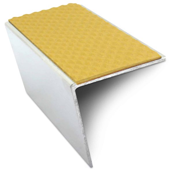 57mm x 55mm DDA Compliant Aluminium Stair Nosing Anti Slip PVC Insert - Image 6