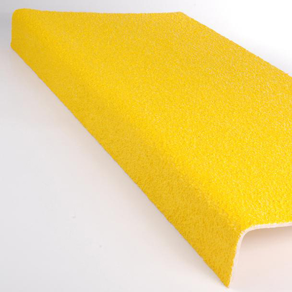 Yellow Medium Grit Stair Tread Cover Heavy Duty Non Slip
