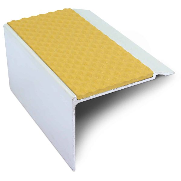 Yellow Tredsafe Non-Slip Stair Nosing 72 x 55 mm – Durable & Safe Steps