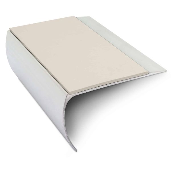 canvas Aluminium Anti-Slip Commercial Stair Nosing Edge Trim With Pvc Insert 69 x 40mm