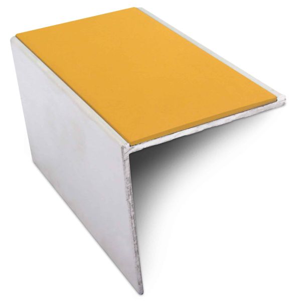 saffronNon-Slip Commercial Stair Nosing – 56mm x 55mm Aluminium Edge Trim